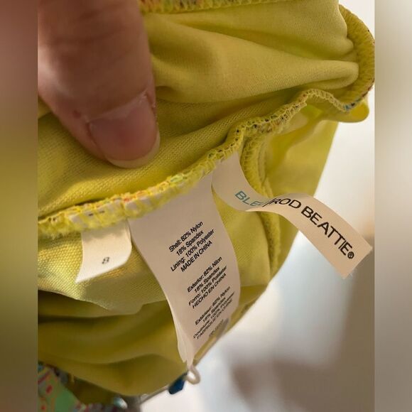 Bleu Rod Beattie Rufflicious One-Piece Multicolor Paisley Size 8 NEW - Picture 8 of 9